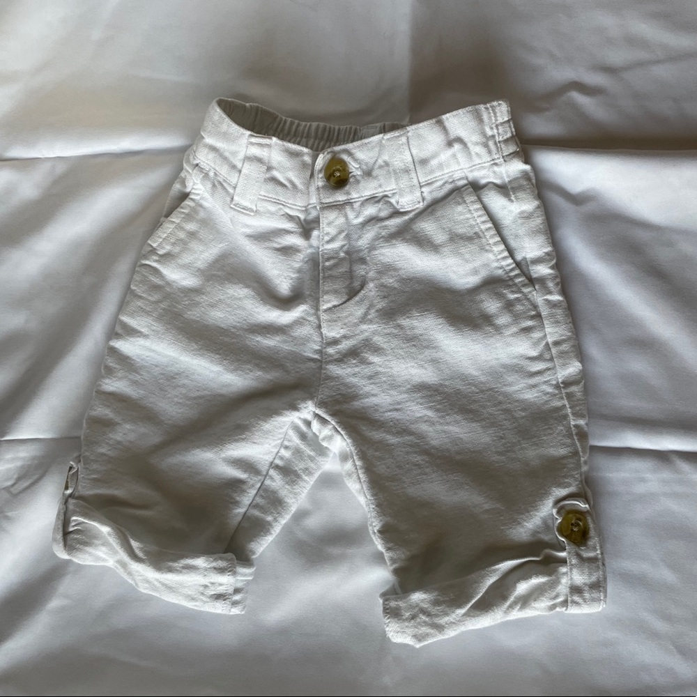 Janie and Jack white pants